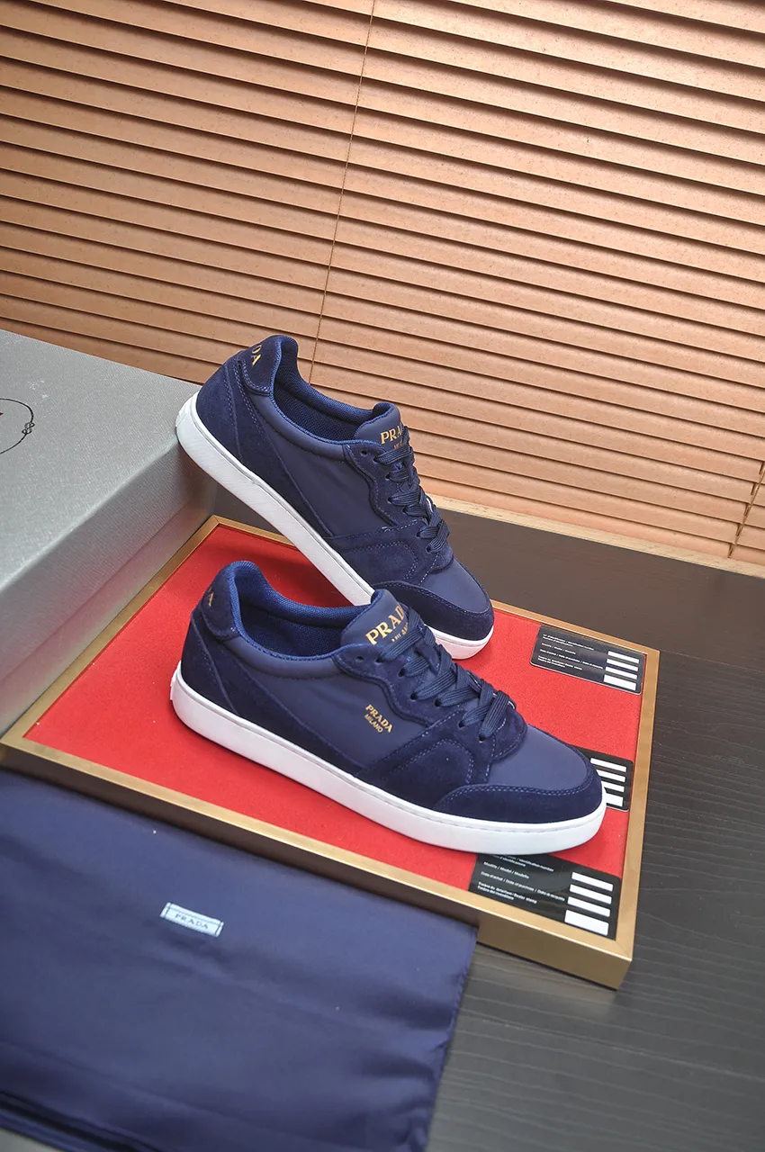 Men's shoes 💰580💶【PRADA】Top original, new season, high quality original goods, top imported calfskin with original imported glue, imported cowhide inside with original cowhide feet, original outsole! Quality guaranteed! Code 38-45 (45 customized)